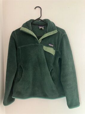 Patagonia Green Snap-T Fleece Pullover (Size S)